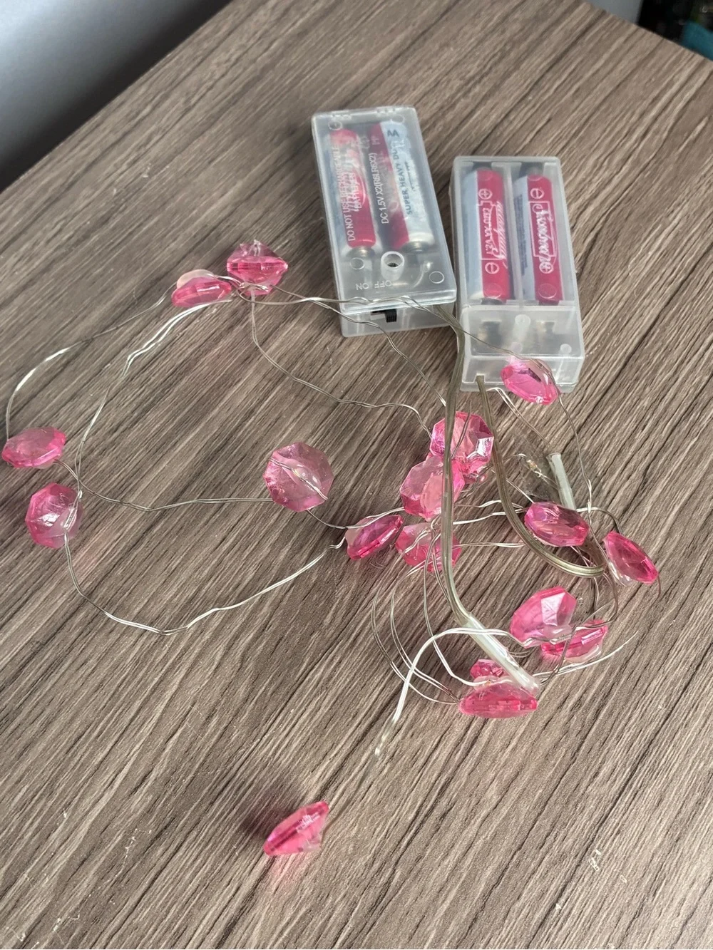 🐼 3/$25 Purple LED String Lights - 2 Strands of Decorative Fairy Lights